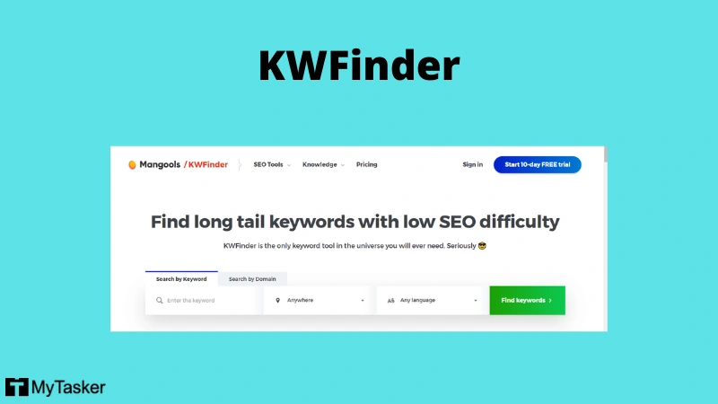 kwfinder keyword research tool